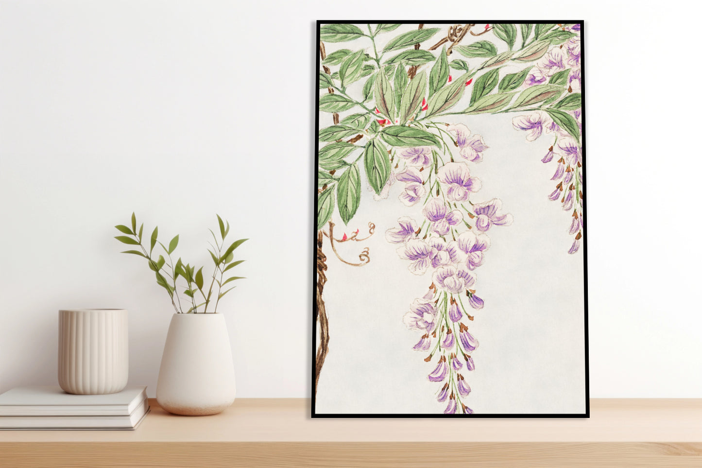 Plakat  Wisteria Vine, Morikaga Japoński Vintage do Salonu