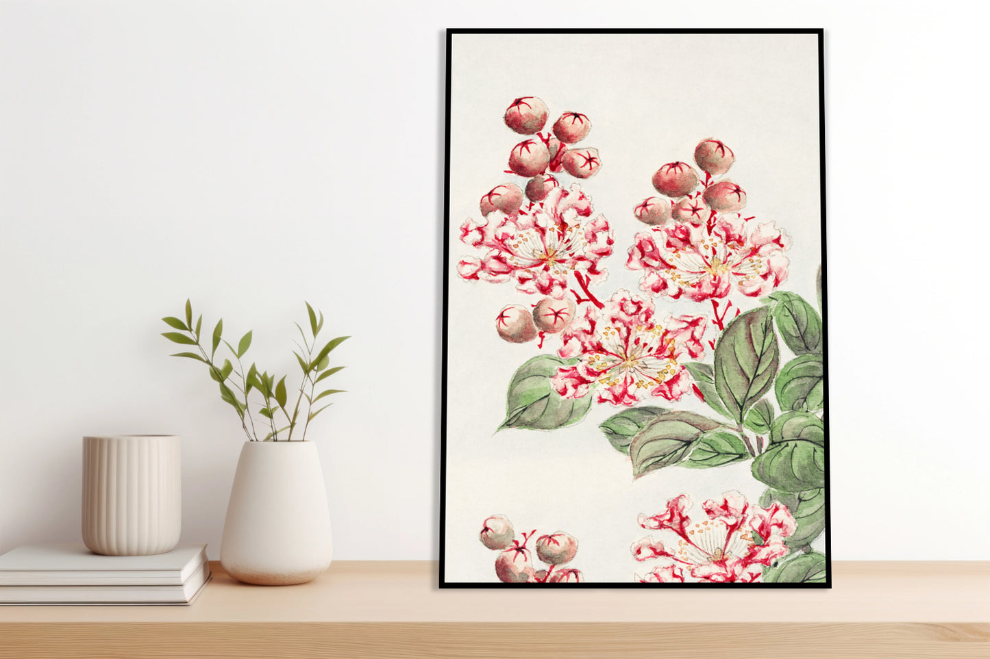 Plakat  Sarusubi Blossoms, Morikaga Japoński Vintage