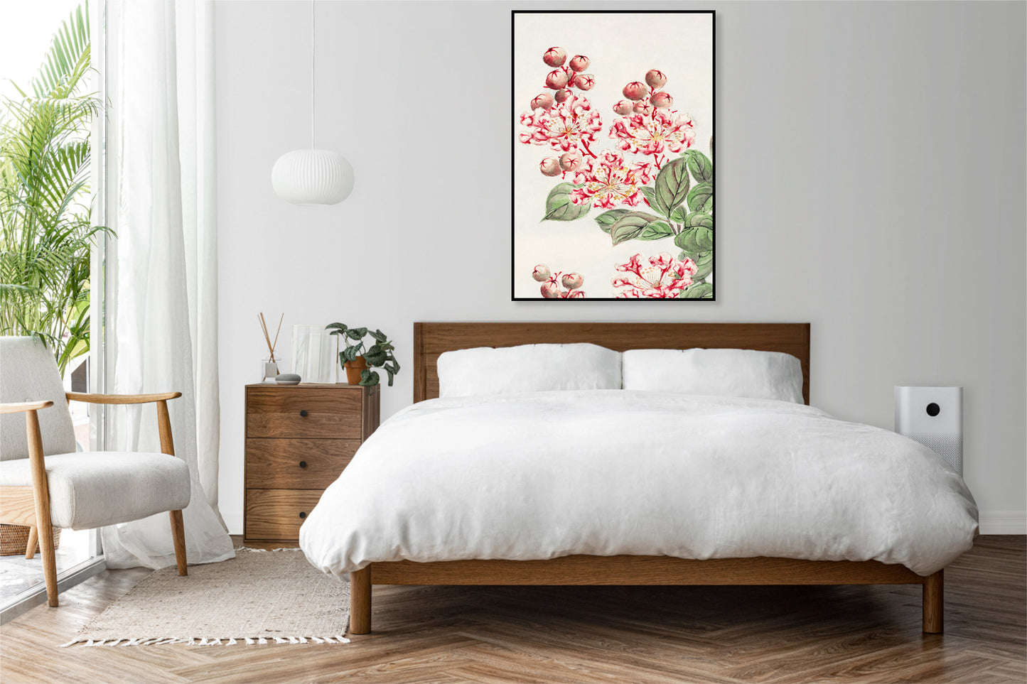 Plakat  Sarusubi Blossoms, Morikaga Japoński Vintage