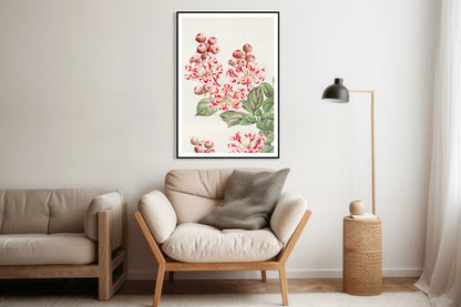 Plakat  Sarusubi Blossoms, Morikaga Japoński Vintage