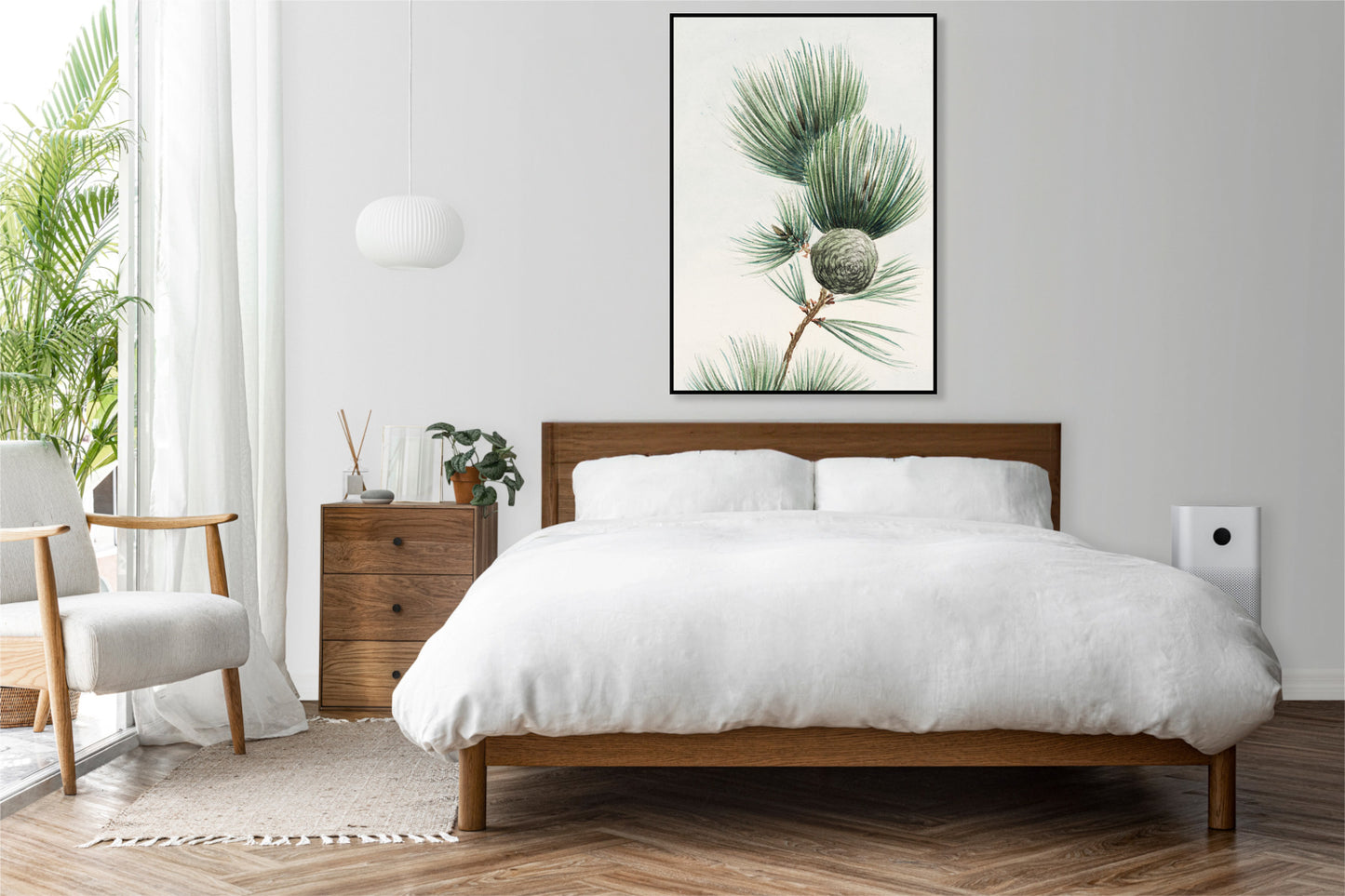 Plakat  Gayo Matsu Pine, Morikaga Japoński Vintage