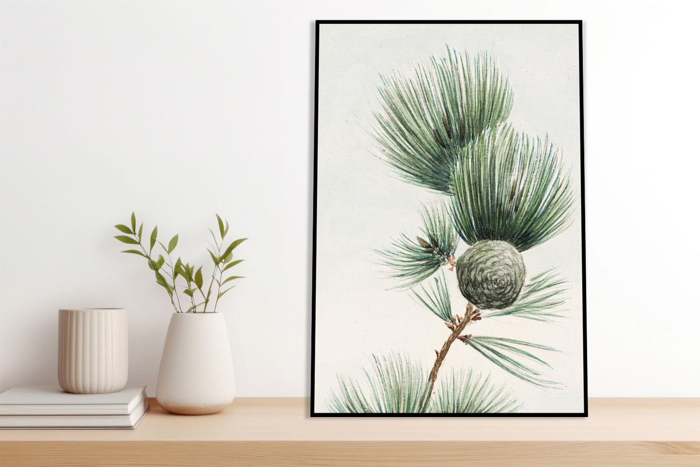 Plakat  Gayo Matsu Pine, Morikaga Japoński Vintage