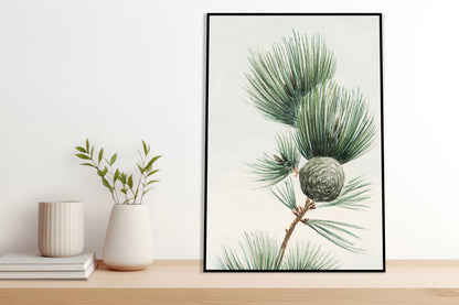 Plakat  Gayo Matsu Pine, Morikaga Japoński Vintage