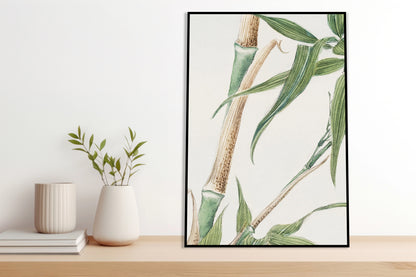Plakat  Bamboo, Morikaga Japoński Vintage do Salonu