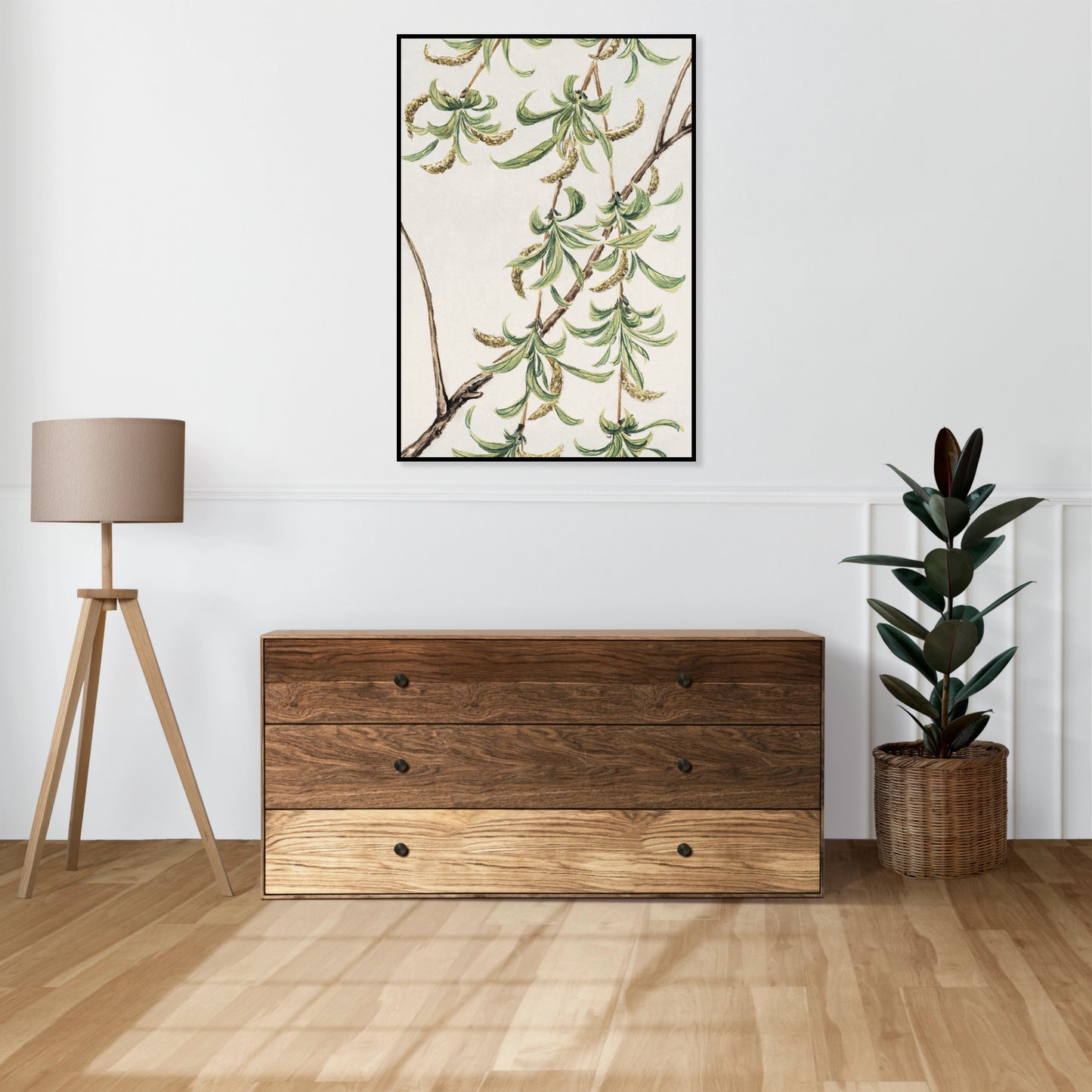 Plakat  Yanagi, Morikaga Japoński Vintage do Salonu