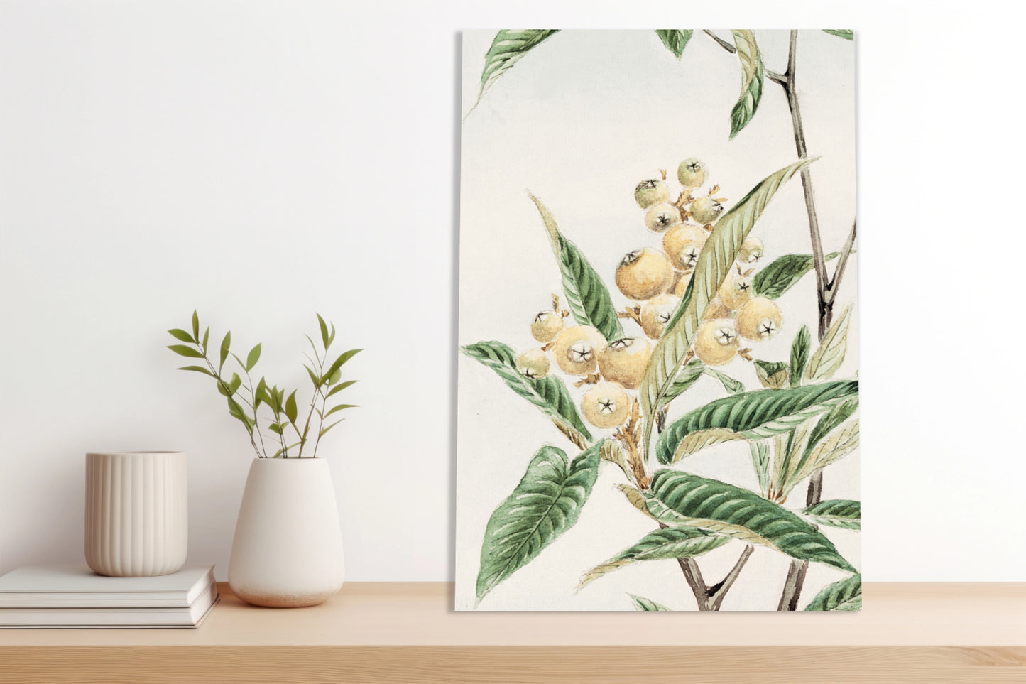Obraz  Biwa Loquat, Morikaga Japoński Vintage do Salonu