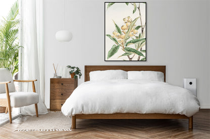 Plakat  Biwa Loquat, Morikaga Japoński Vintage do Salonu