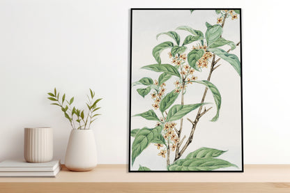 Plakat  Stem, Morikaga Japoński Vintage do Salonu