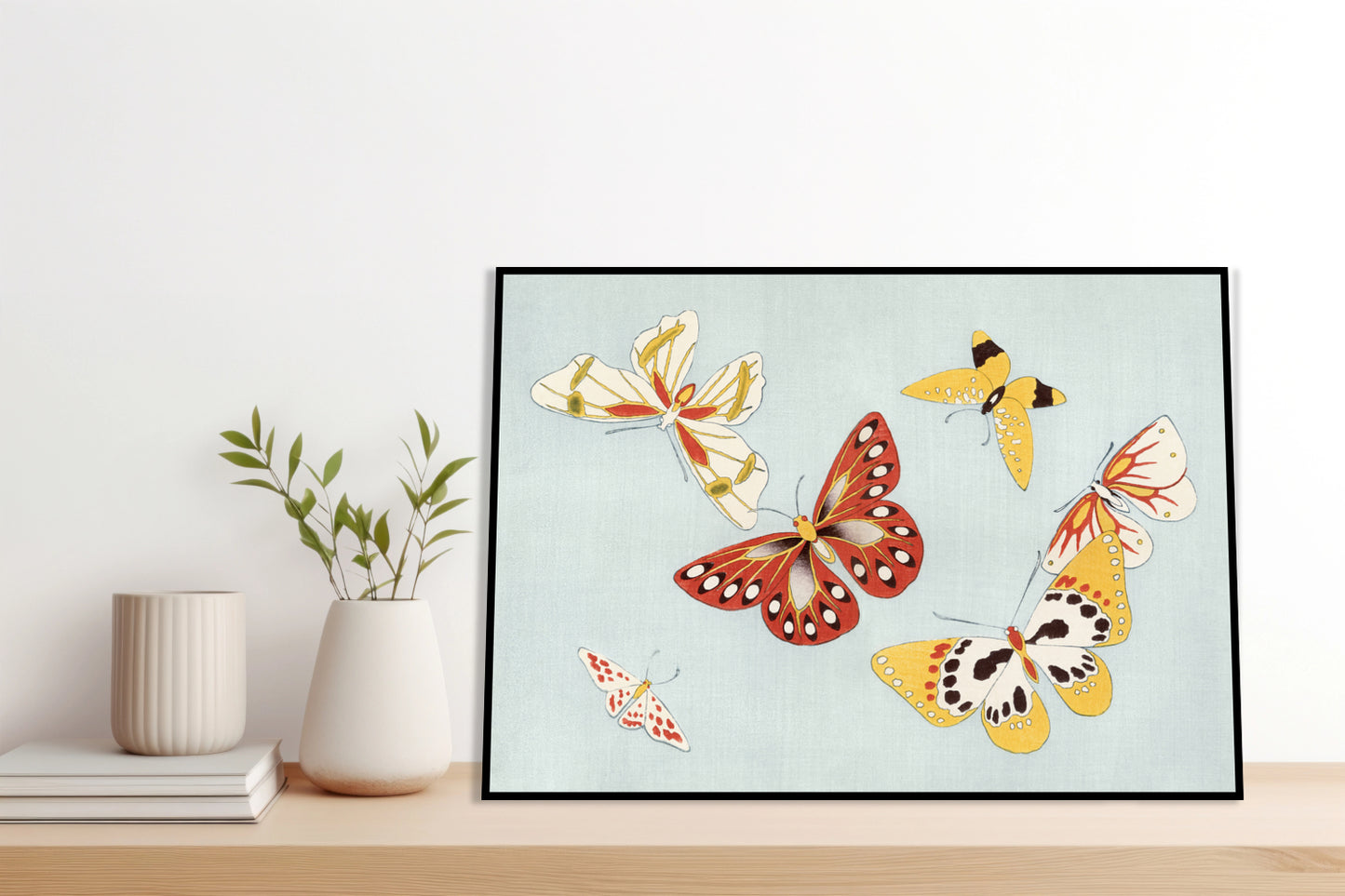 Plakat  Butterfly, Sekka Japoński Vintage do Salonu