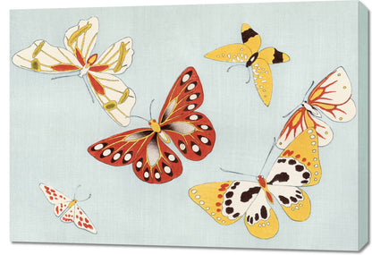Obraz  Butterfly, Sekka Japoński Vintage do Salonu