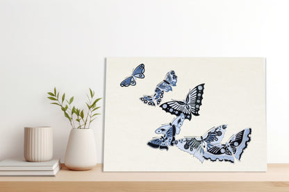 Obraz  Butterfly 2, Sekka Japoński Vintage do Salonu