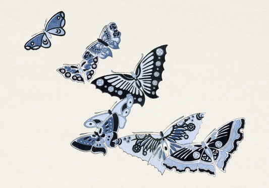 Plakat  Butterfly 2, Sekka Japoński Vintage do Salonu