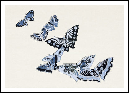 Plakat  Butterfly 2, Sekka Japoński Vintage do Salonu