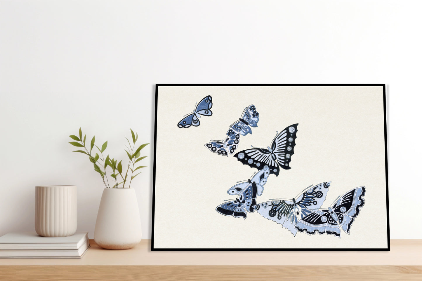 Plakat  Butterfly 2, Sekka Japoński Vintage do Salonu