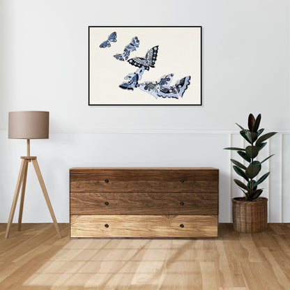 Plakat  Butterfly 2, Sekka Japoński Vintage do Salonu