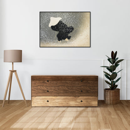 Plakat  Snow, Sekka Japoński Vintage do Salonu