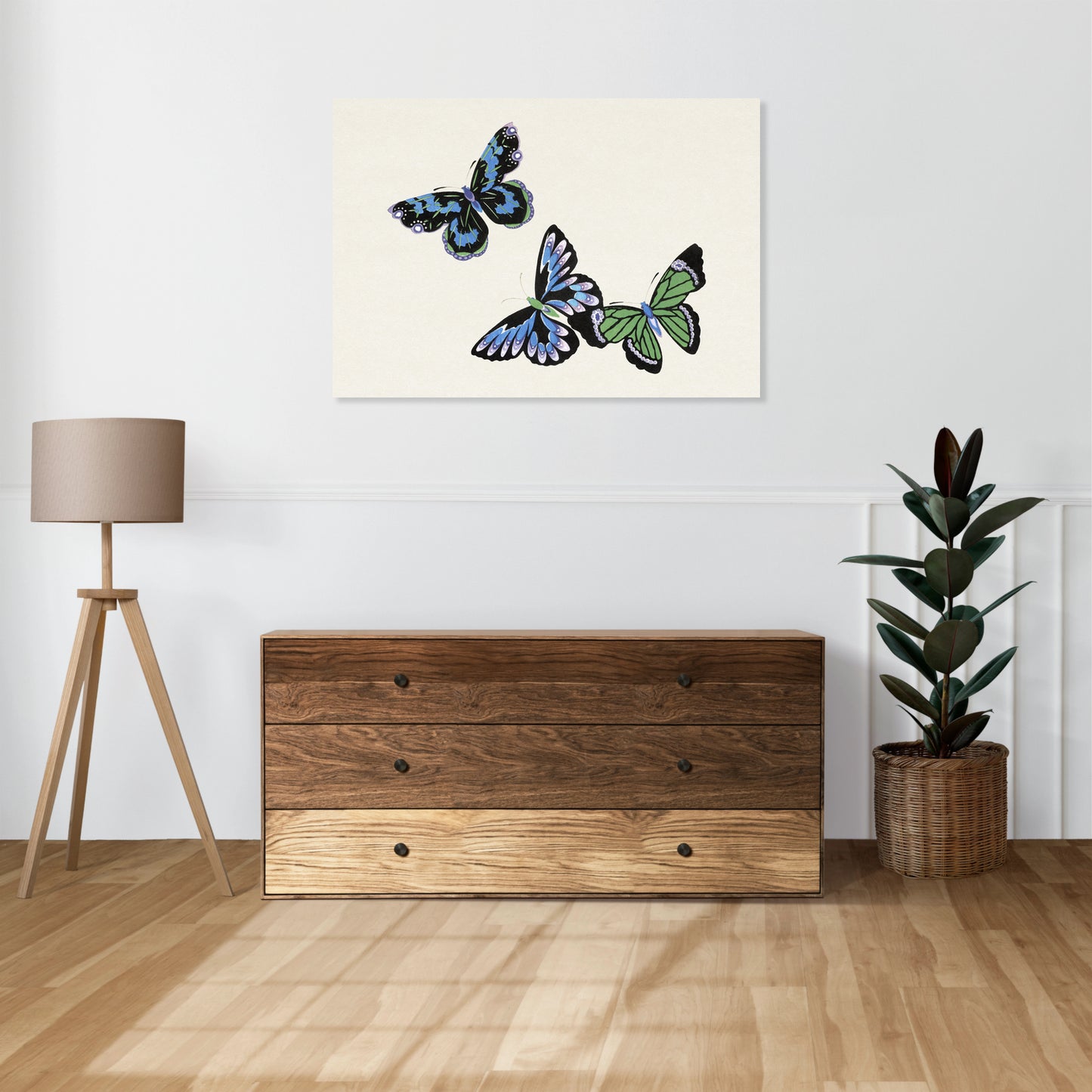 Obraz  Butterfly 4, Sekka Japoński Vintage do Salonu