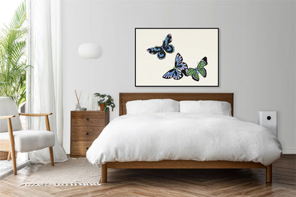 Plakat  Butterfly 4, Sekka Japoński Vintage do Salonu