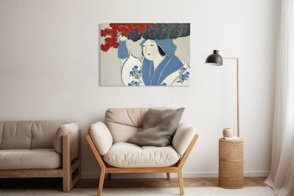 Obraz  Woman, Sekka Japoński Vintage do Salonu
