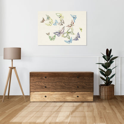 Obraz  Butterfly 5, Sekka Japoński Vintage do Salonu