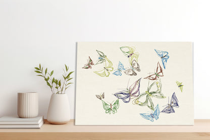 Obraz  Butterfly 5, Sekka Japoński Vintage do Salonu