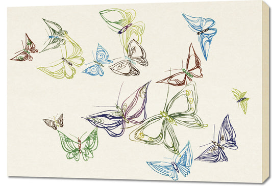 Obraz  Butterfly 5, Sekka Japoński Vintage do Salonu