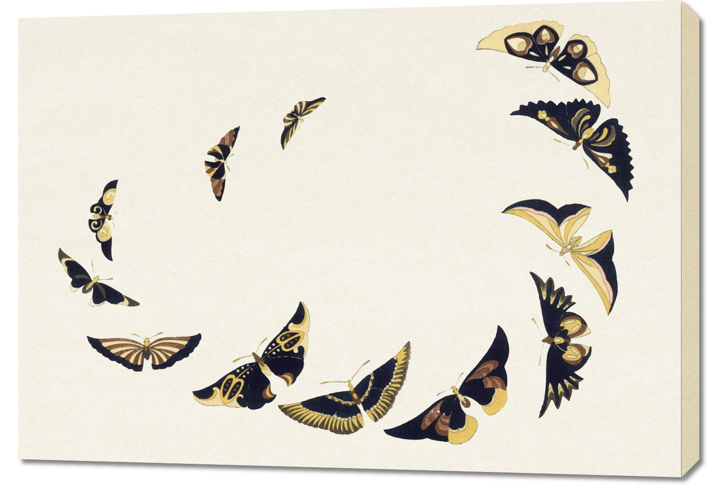 Obraz  Butterfly 6, Sekka Japoński Vintage do Salonu