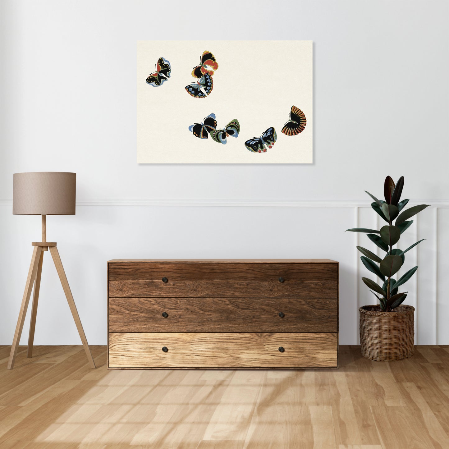 Obraz  Butterfly 7, Sekka Japoński Vintage do Salonu