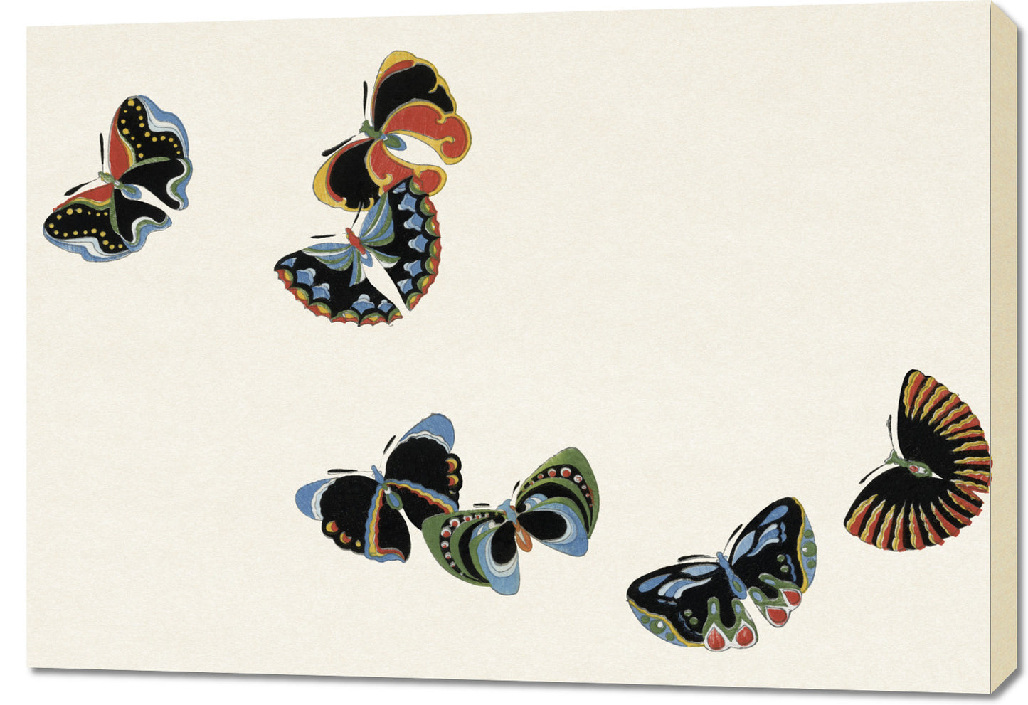 Obraz  Butterfly 7, Sekka Japoński Vintage do Salonu