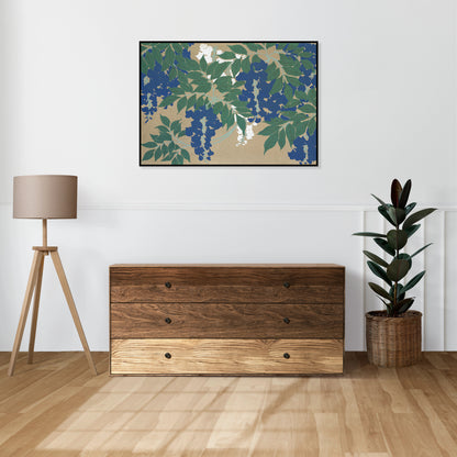 Plakat  Wisteria, Sekka Japoński Vintage do Salonu