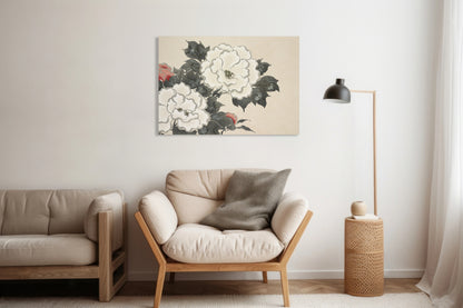 Obraz  Flowers, Sekka Japoński Vintage do Salonu