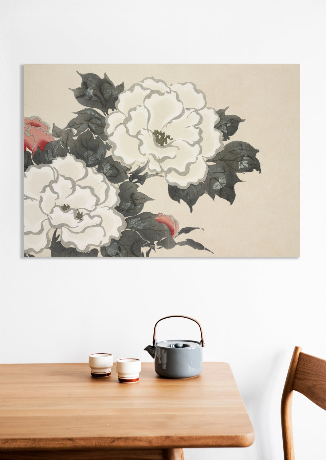 Obraz  Flowers, Sekka Japoński Vintage do Salonu