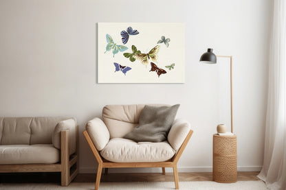 Obraz  Butterfly 10, Sekka Japoński Vintage do Salonu