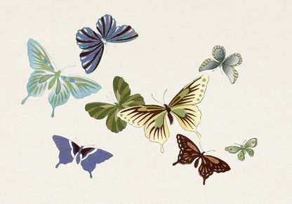 Plakat  Butterfly 10, Sekka Japoński Vintage do Salonu