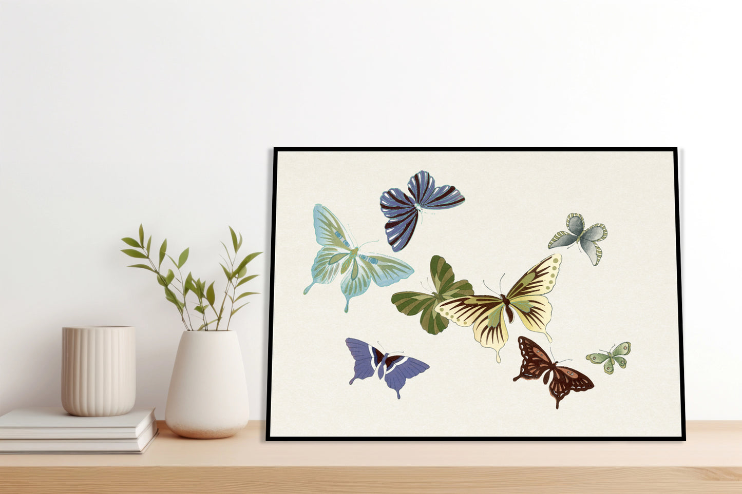 Plakat  Butterfly 10, Sekka Japoński Vintage do Salonu