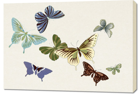 Obraz  Butterfly 10, Sekka Japoński Vintage do Salonu
