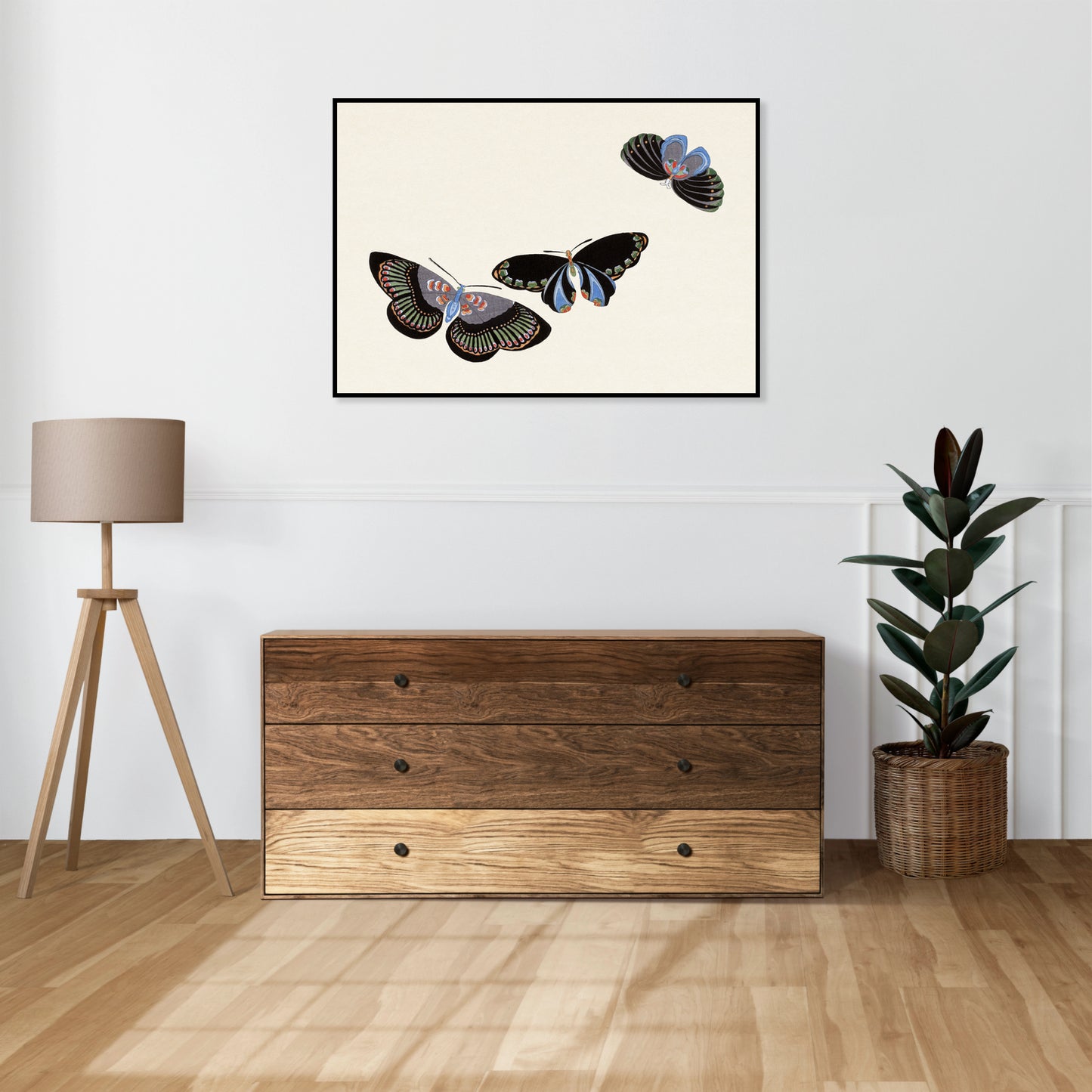 Plakat  Butterfly 11, Sekka Japoński Vintage do Salonu