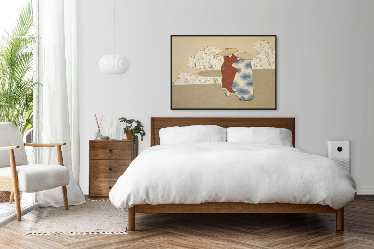 Plakat  Hanami, Sekka Japoński Vintage do Salonu