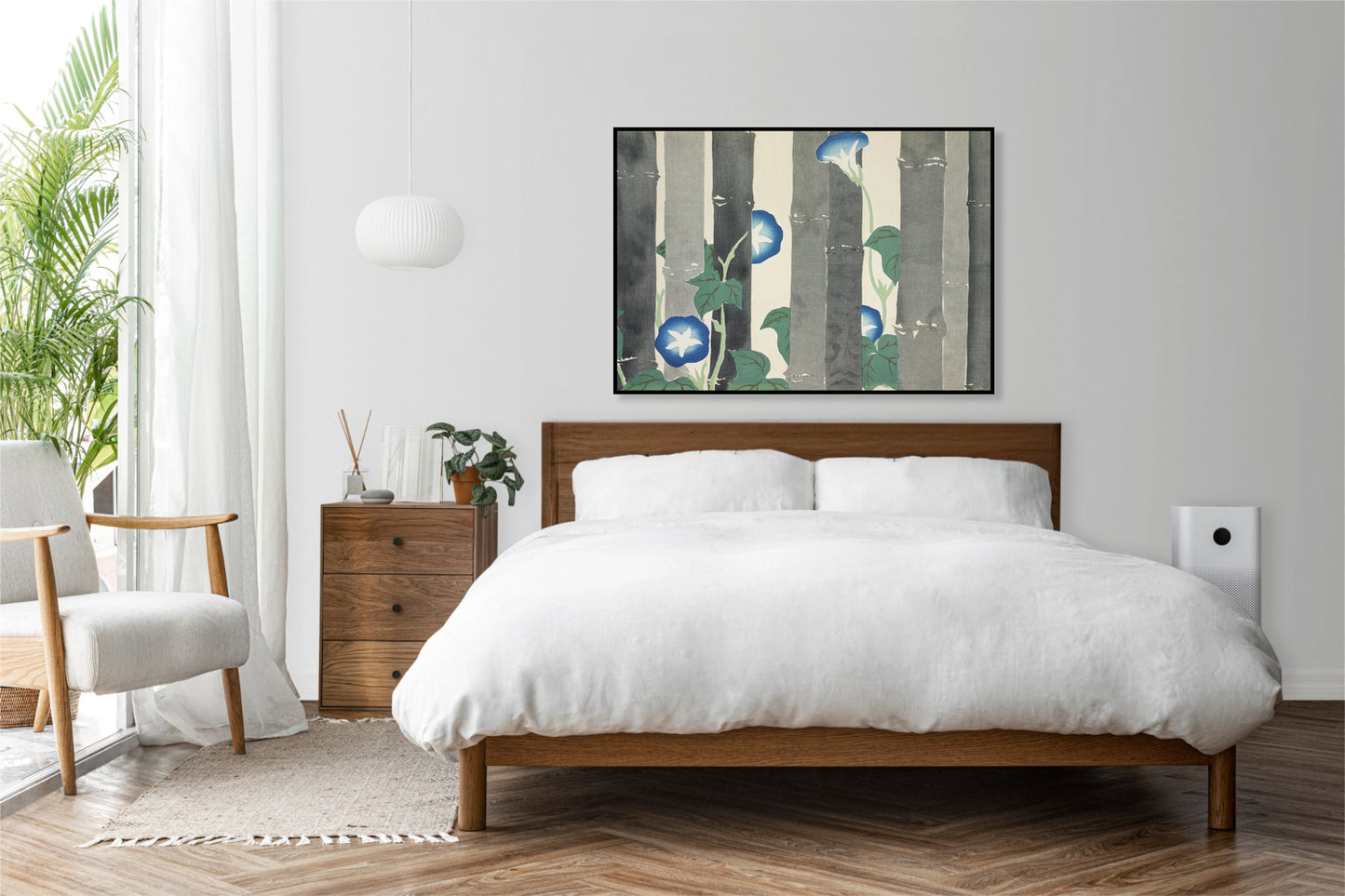 Plakat  Morning Glories, Sekka Japoński Vintage