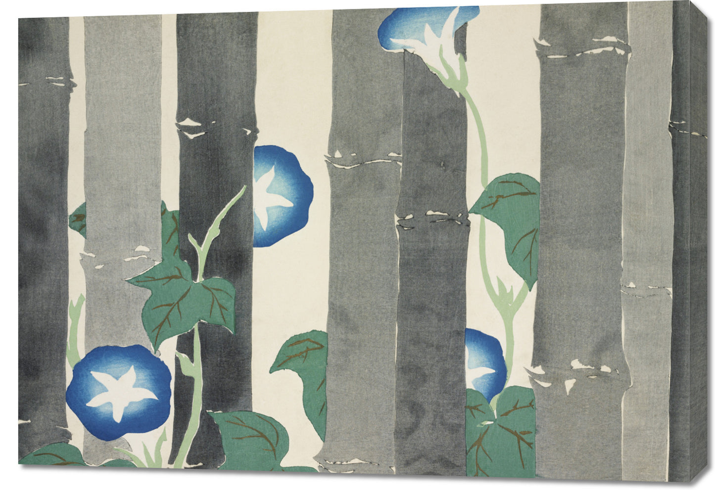 Obraz  Morning Glories, Sekka Japoński Vintage