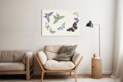 Obraz  Butterfly 12, Sekka Japoński Vintage do Salonu