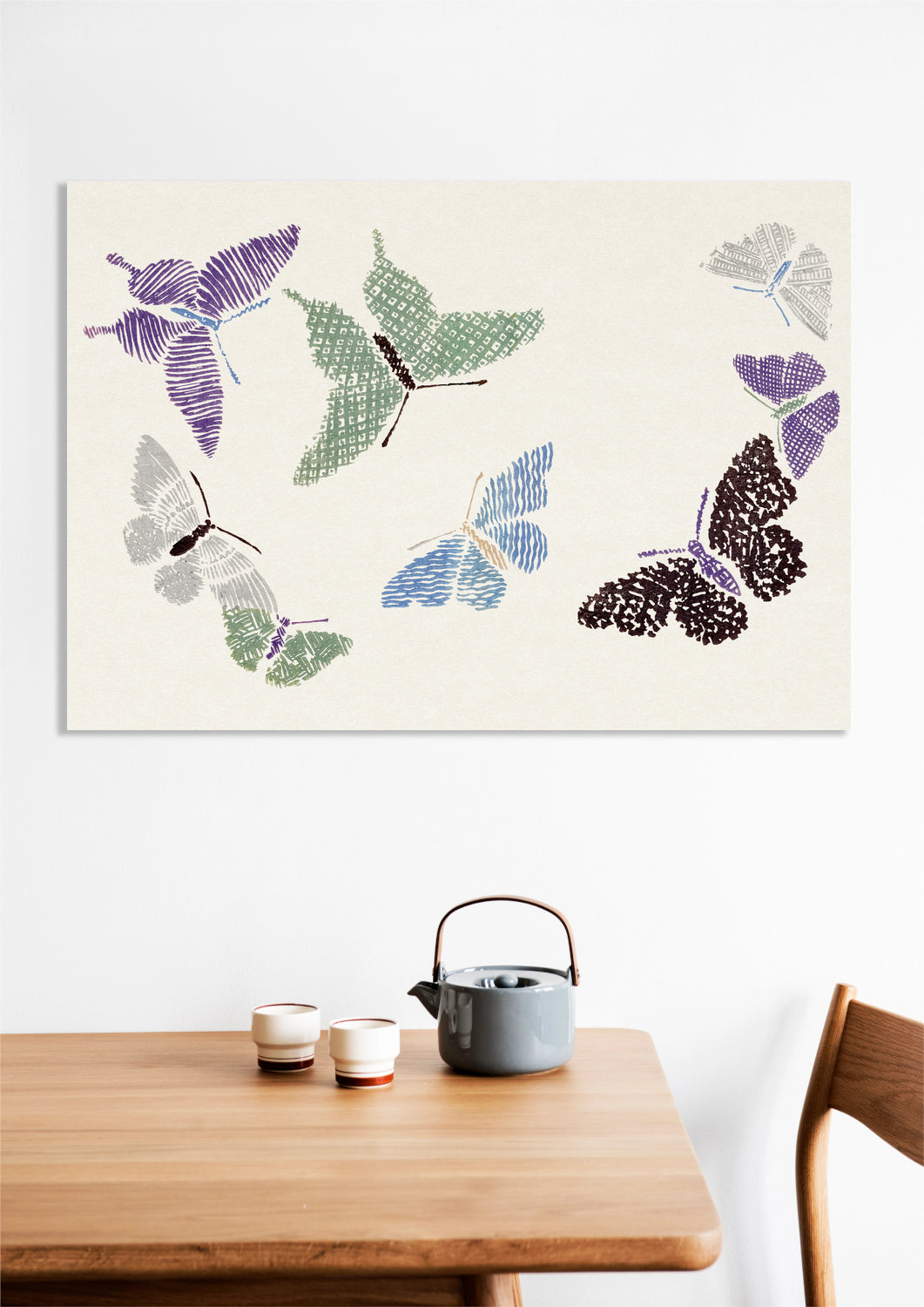Obraz  Butterfly 12, Sekka Japoński Vintage do Salonu