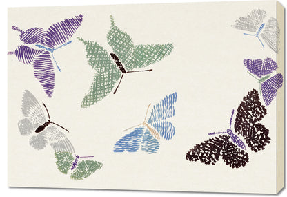 Obraz  Butterfly 12, Sekka Japoński Vintage do Salonu