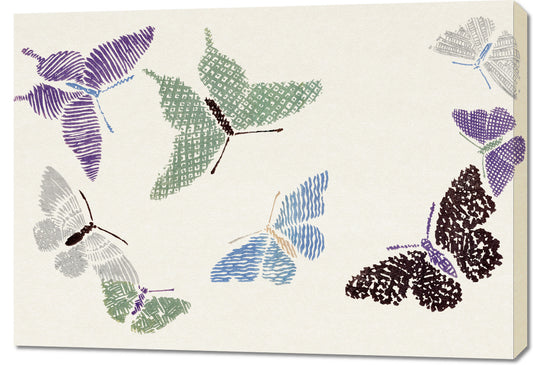 Obraz  Butterfly 12, Sekka Japoński Vintage do Salonu