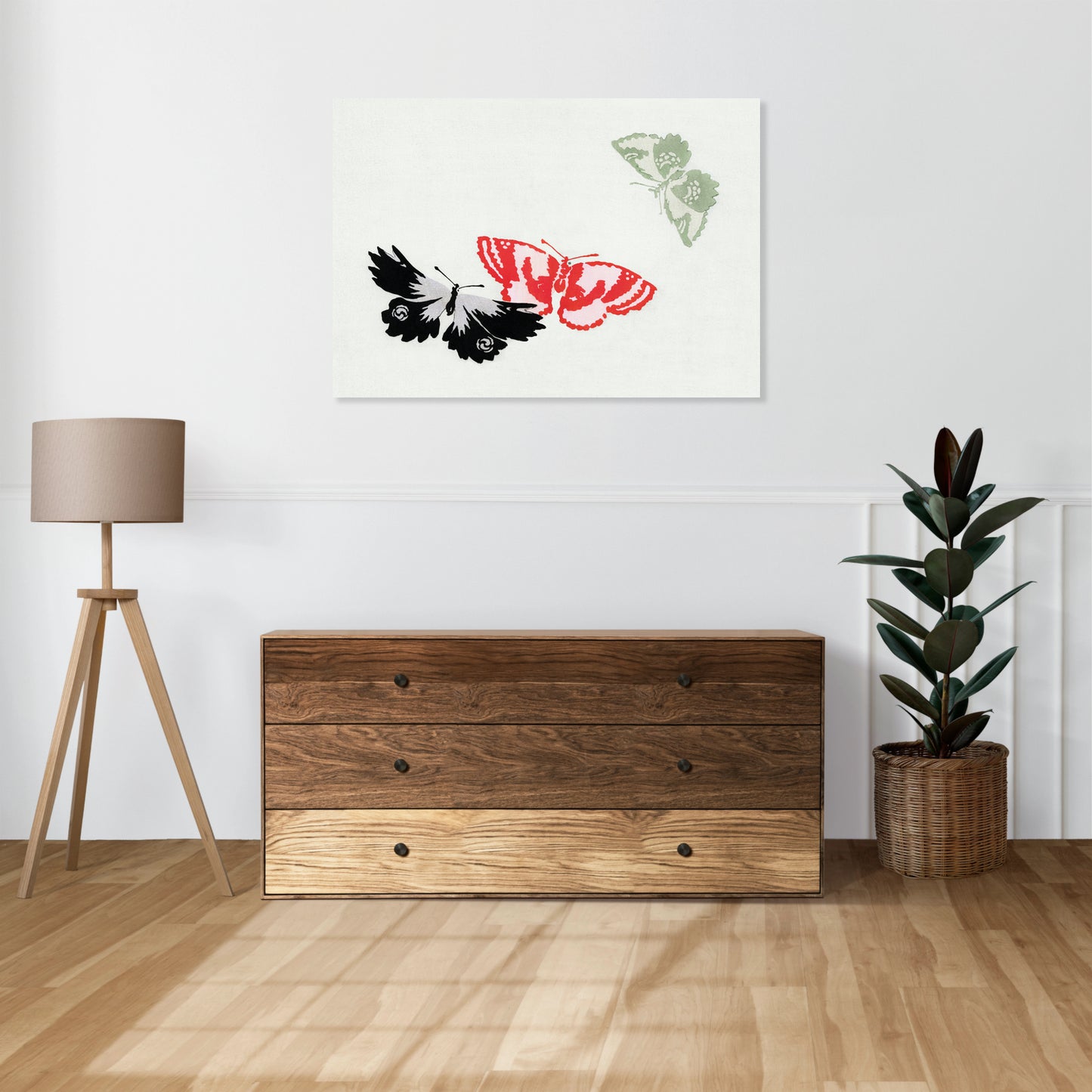 Obraz  Butterfly 13, Sekka Japoński Vintage do Salonu