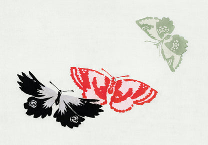Plakat  Butterfly 13, Sekka Japoński Vintage do Salonu