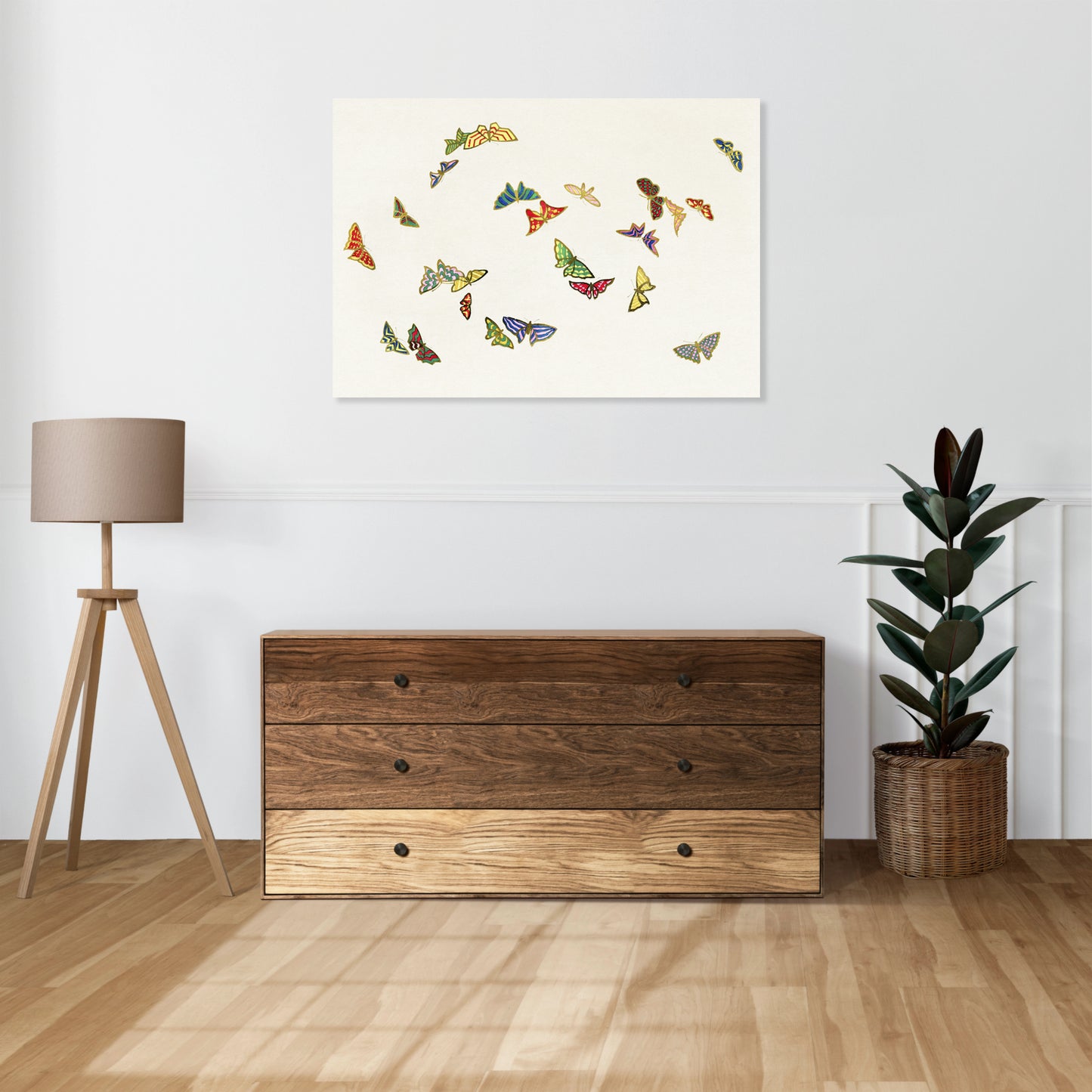 Obraz  Butterfly 14, Sekka Japoński Vintage do Salonu