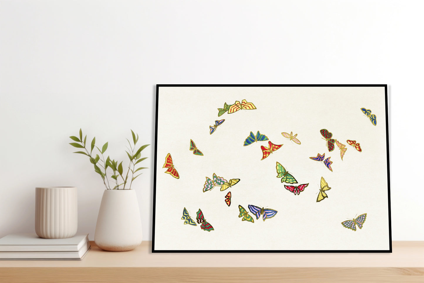 Plakat  Butterfly 14, Sekka Japoński Vintage do Salonu