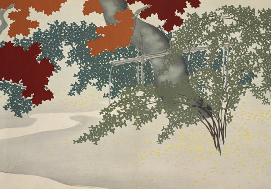 Plakat  Maple, Sekka Japoński Vintage do Salonu
