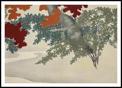 Plakat  Maple, Sekka Japoński Vintage do Salonu